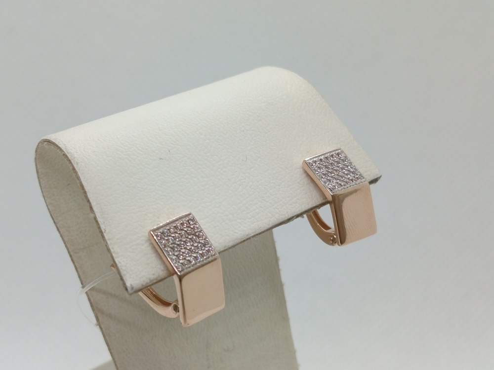 СЕРЬГИ С КАМНЯМИ (Au 585)