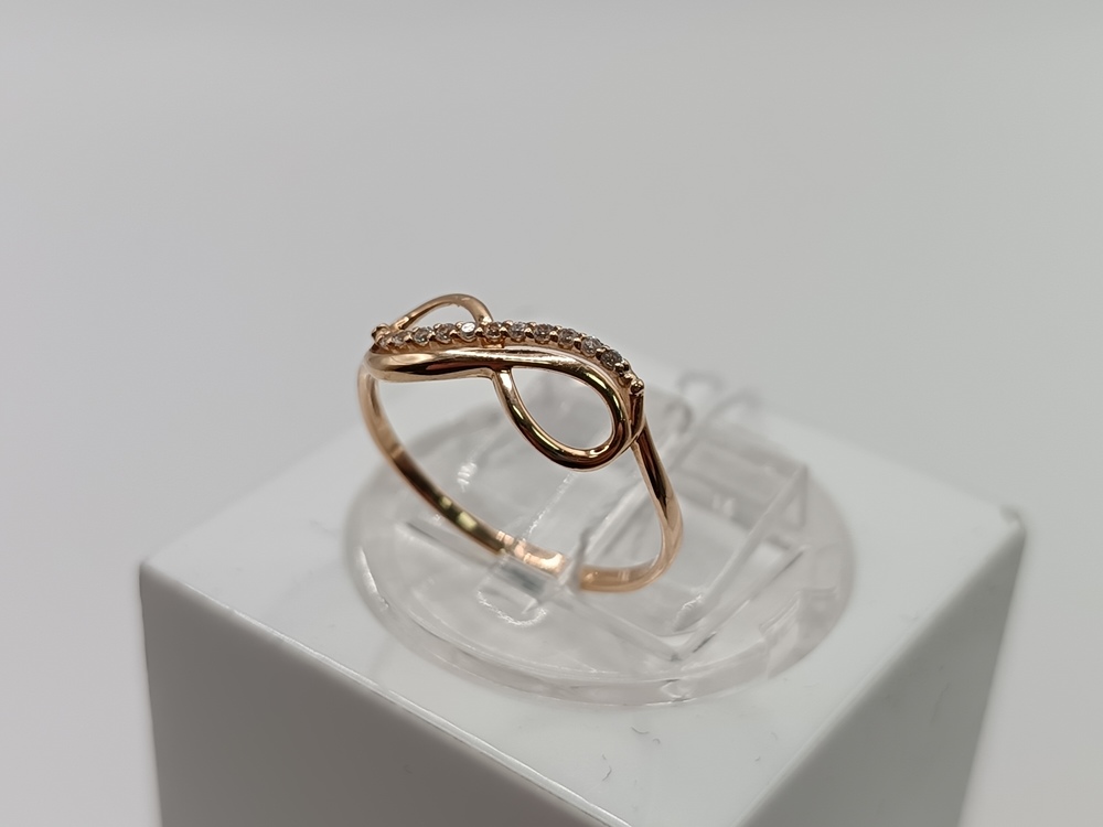 КОЛКМИ585 КОЛЬЦО С КАМНЯМИ (Au 585)