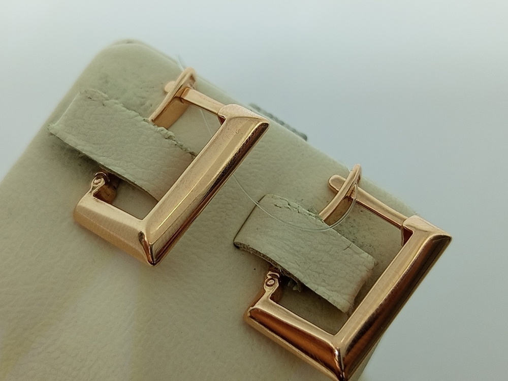 СЕРЬГИ БЕЗ КАМНЯ (Au 585)