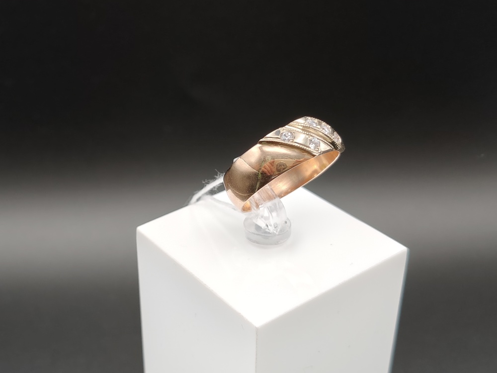 КОЛКМИ583 КОЛЬЦО С КАМНЯМИ (Au 583)