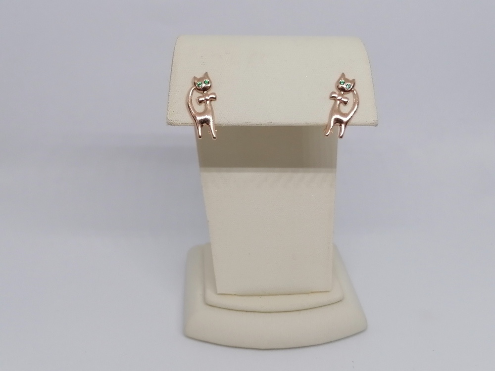 СКМИ585 СЕРЬГИ С КАМНЯМИ (Au 585)