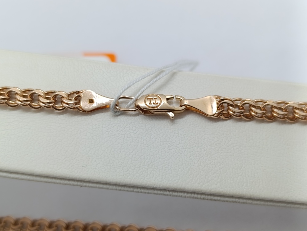 ЦЕПЬ ПУСТОТЕЛАЯ Бисмарк (Au 585)