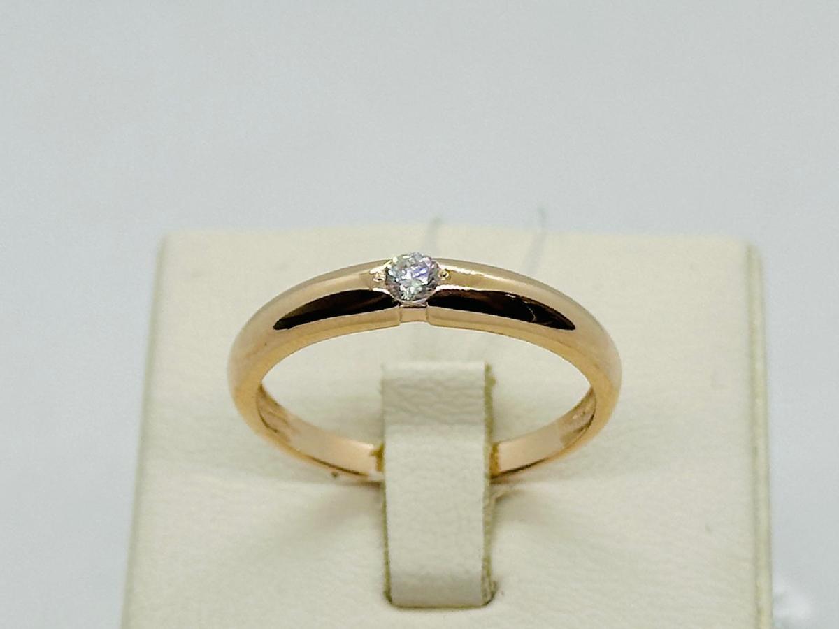 КОЛЬЦО С КАМНЕМ (Au 585)