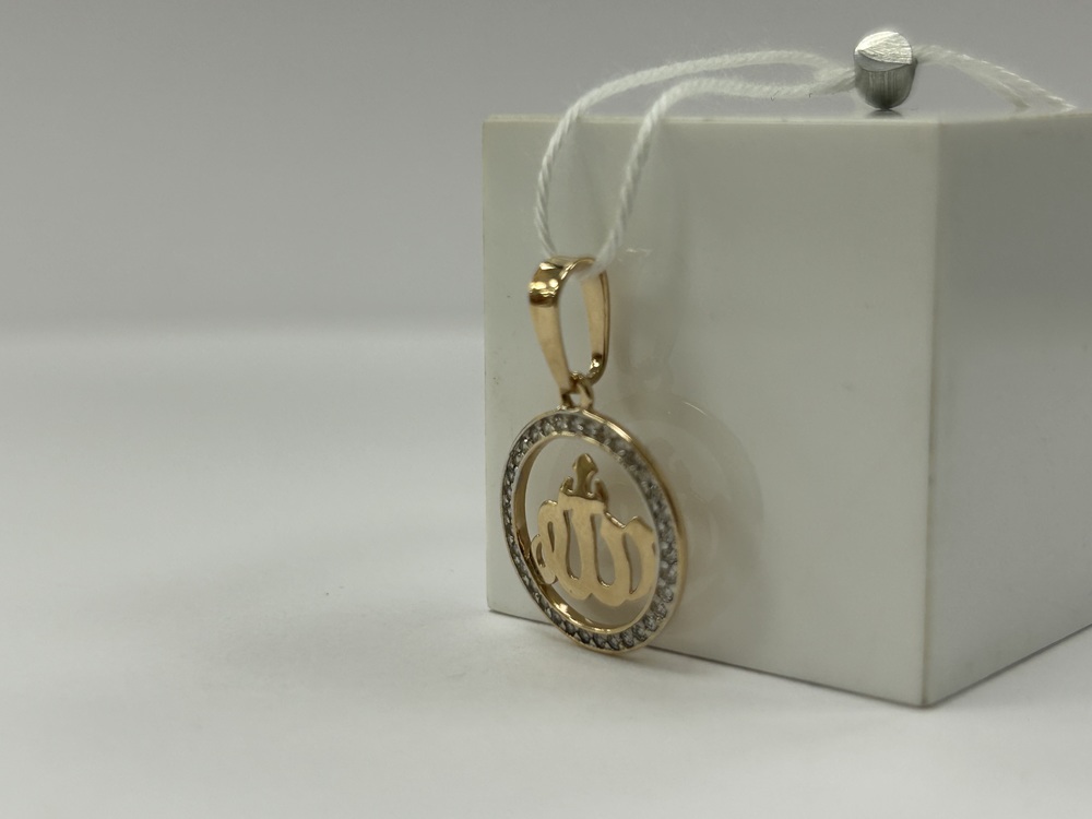 ПОДКМИ585 ПОДВЕСКА С КАМНЯМИ (Au 585)