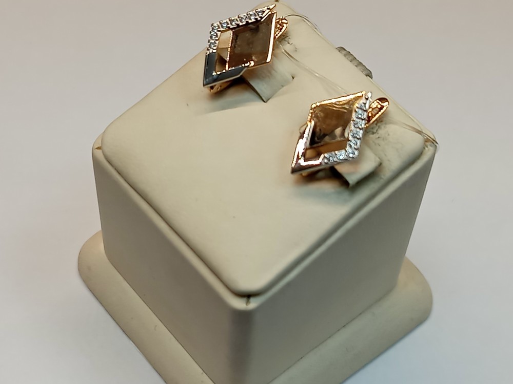 СЕРЬГИ С КАМНЯМИ (Au 585)