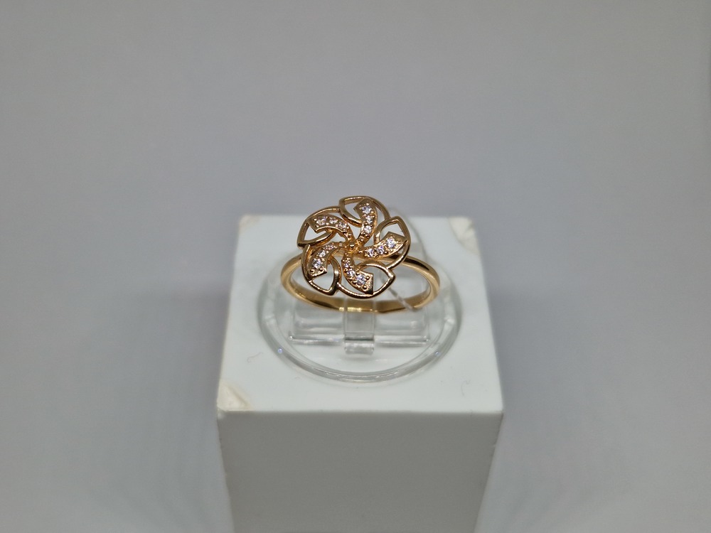 КОЛКМИ585 КОЛЬЦО С КАМНЯМИ (Au 585)