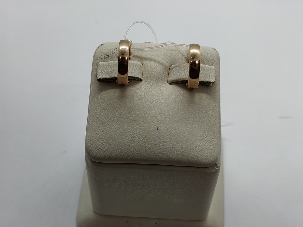 СЕРЬГИ БЕЗ КАМНЯ (Au 585)