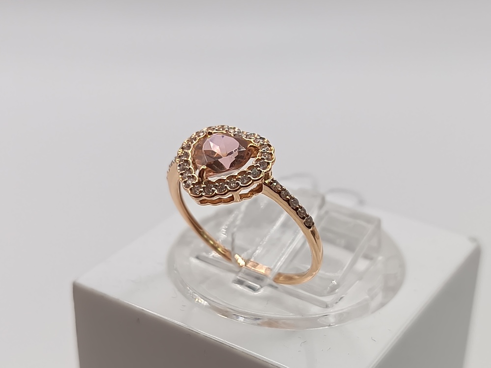 КОЛКМИ585 КОЛЬЦО С КАМНЯМИ (Au 585)