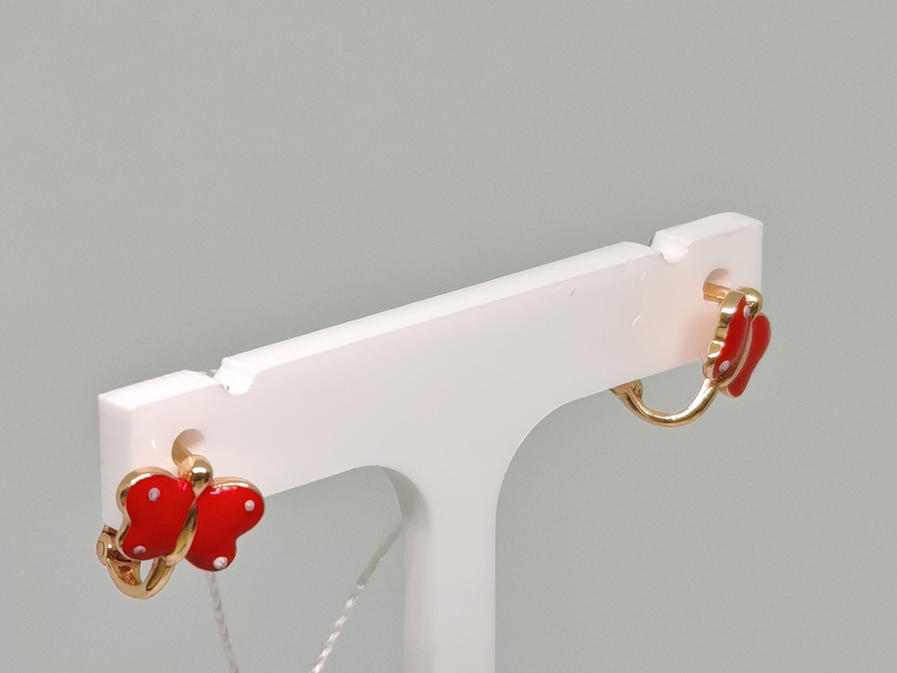 СКМИ585 СЕРЬГИ С КАМНЯМИ (Au 585)