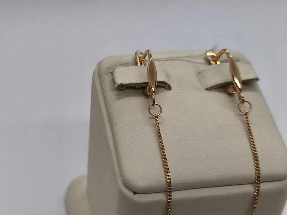 СЕРЬГИ БЕЗ КАМНЯ (Au 585)