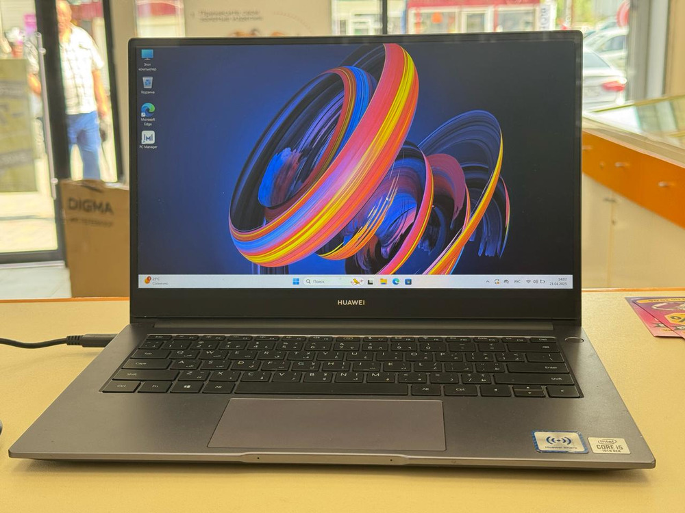 Ноутбук Huawei; Core i5-10210U, Intel UHD Graphics 620, 8 Гб, 512 GB, Нет