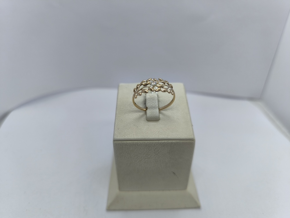 КОЛЬЦО С КАМНЕМ (Au 585)