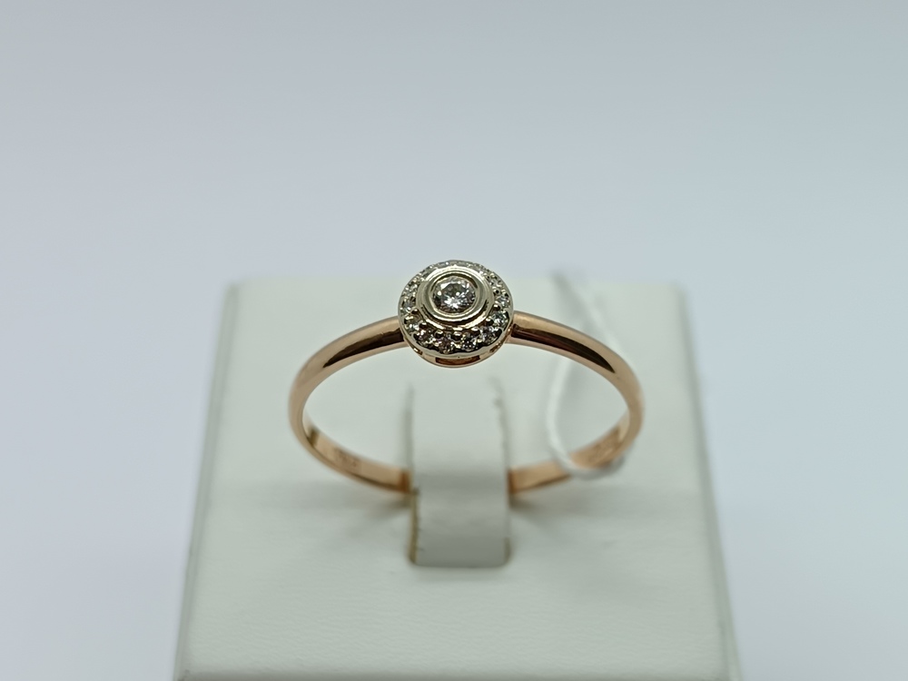 КОЛЬЦО БРИЛЛИАНТ Au 585