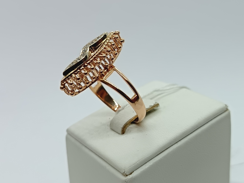 КОЛКМИ585 КОЛЬЦО С КАМНЯМИ (Au 585)