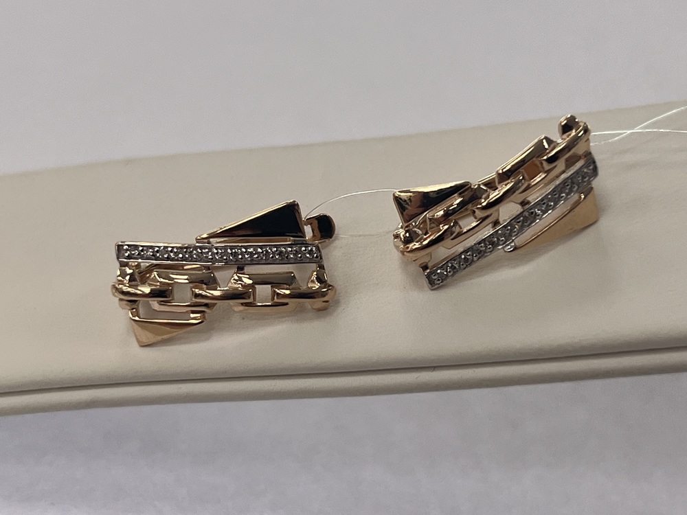 СЕРЬГИ С КАМНЯМИ (Au 585)