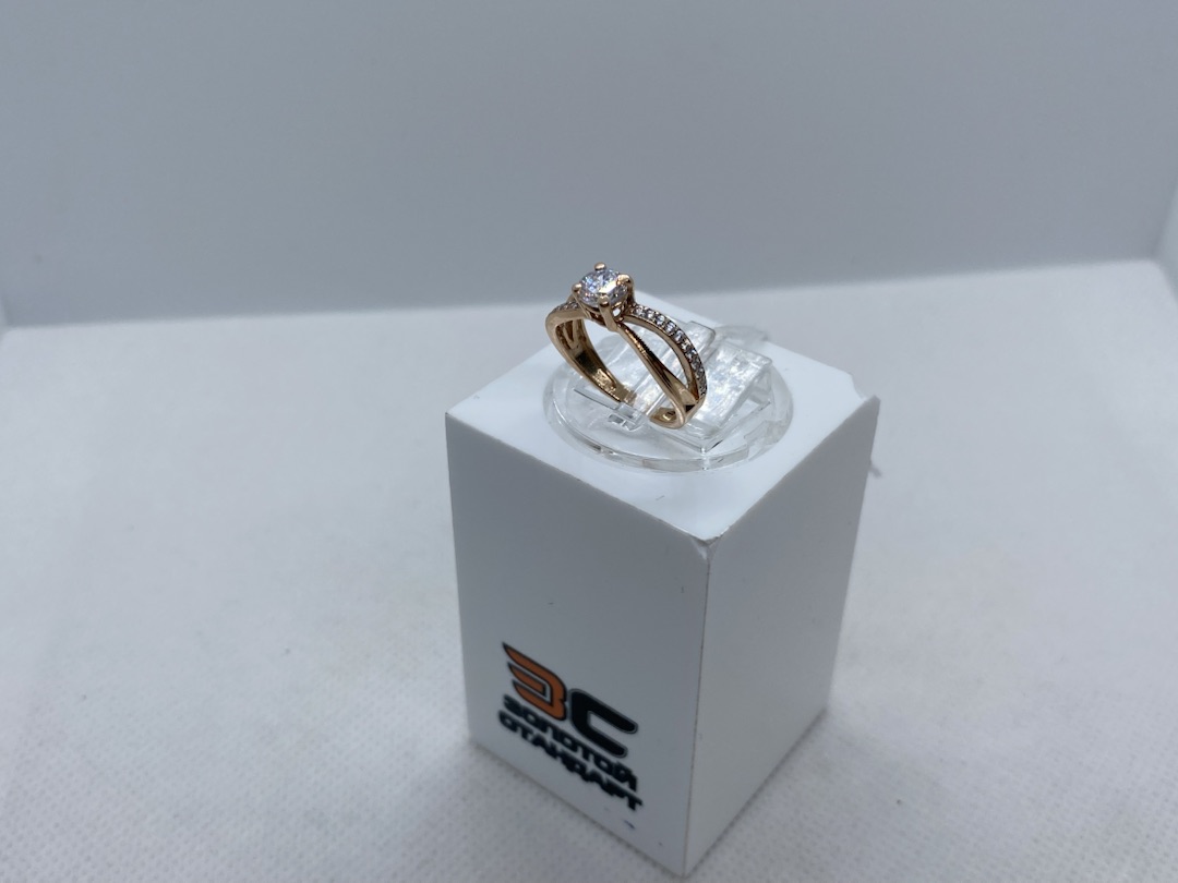 КОЛКМИ585 КОЛЬЦО С КАМНЯМИ (Au 585)