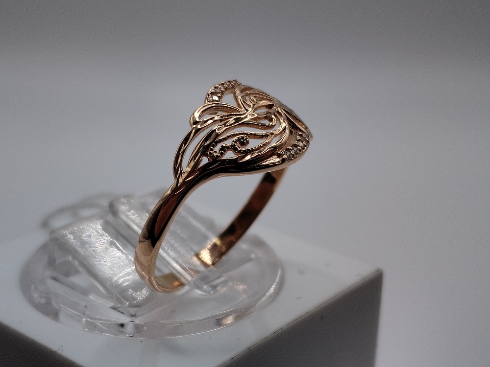 КОЛКМИ585 КОЛЬЦО С КАМНЯМИ (Au 585)