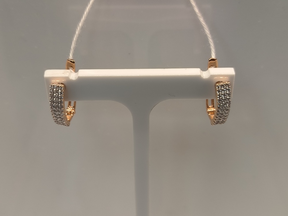 СЕРЬГИ С КАМНЯМИ (Au 585)