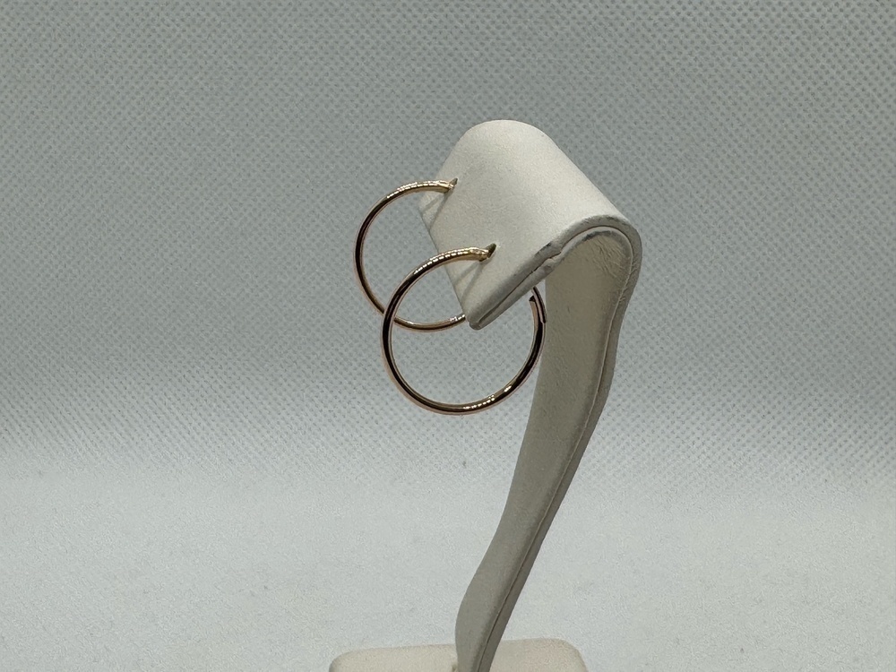 СЕРЬГИ КОНГО без камня (Au 585)