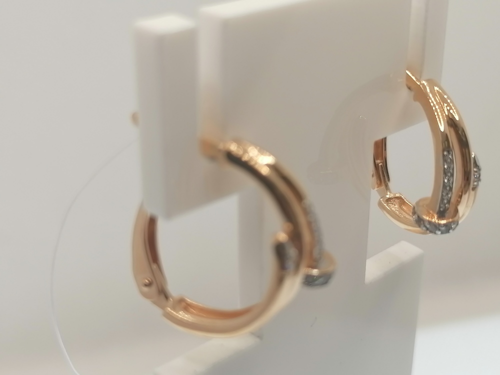 СЕРЬГИ С КАМНЯМИ (Au 585)