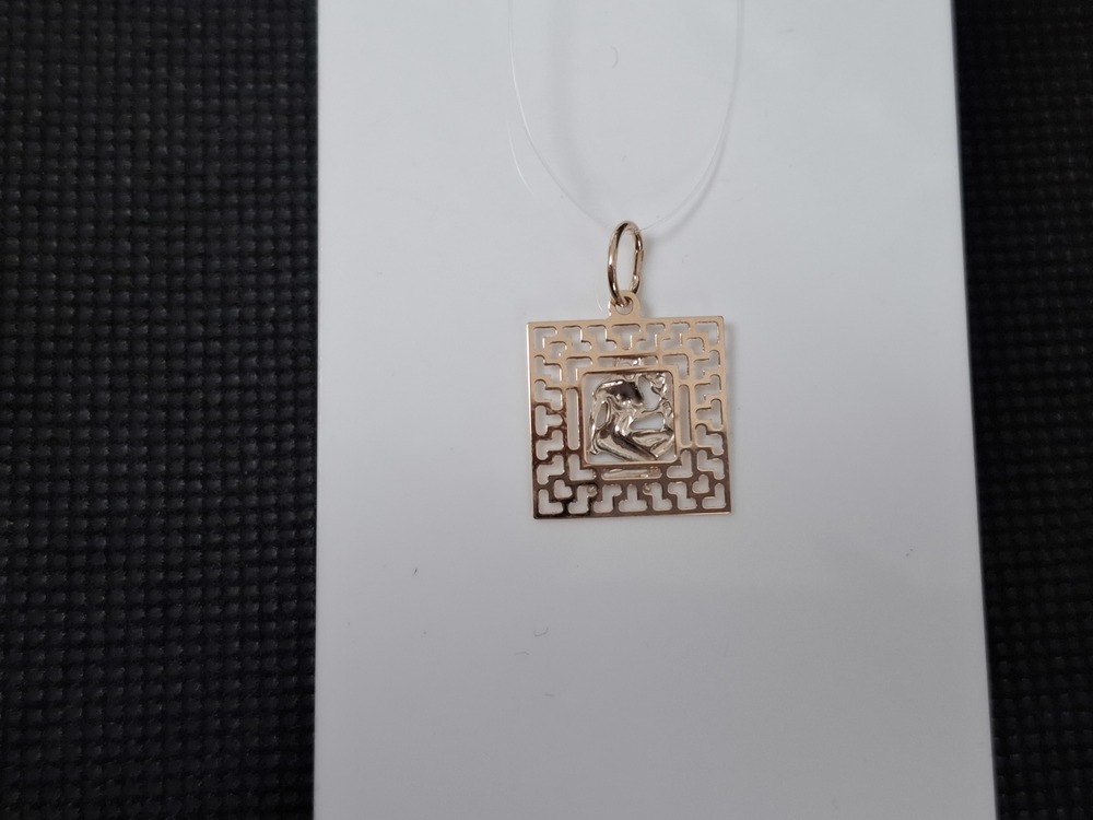 ПОДВЕСКА ЗНАК ЗОДИАКА ДЕВА (Au 585)