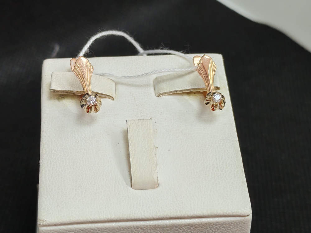 СЕРЬГИ БРИЛЛИАНТ (Au 585)