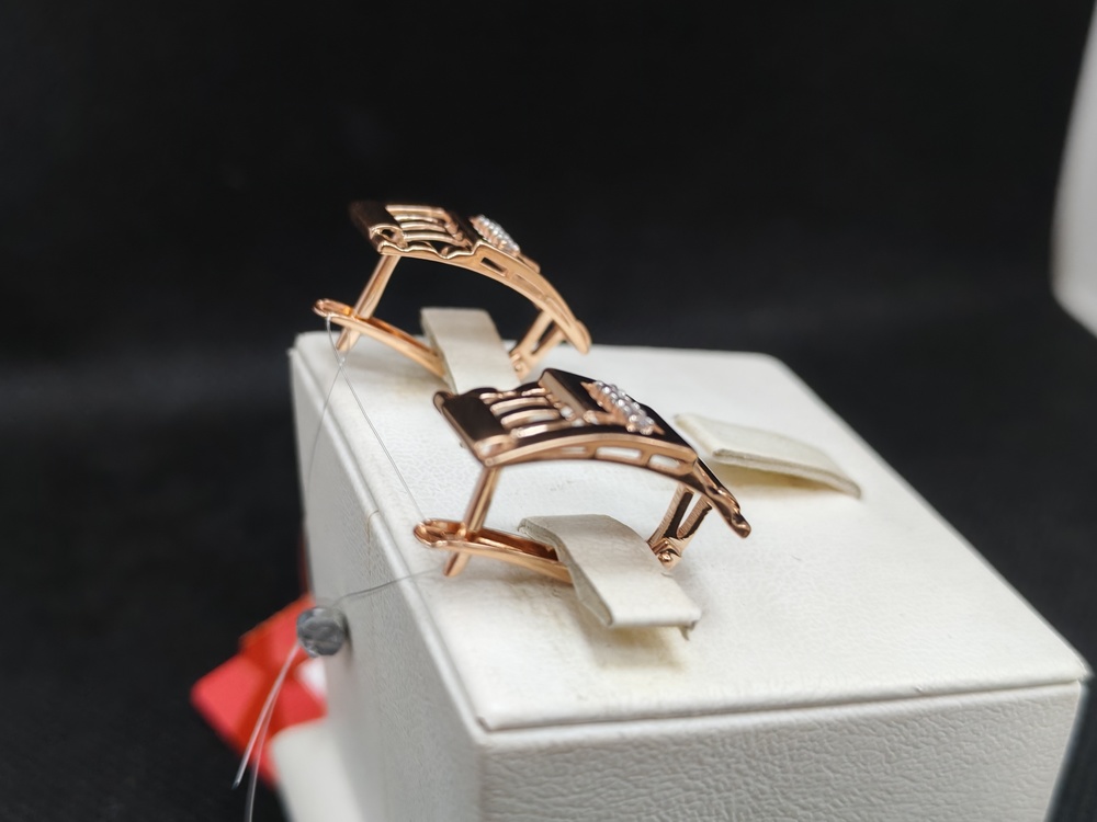 СЕРЬГИ С КАМНЯМИ (Au 585)