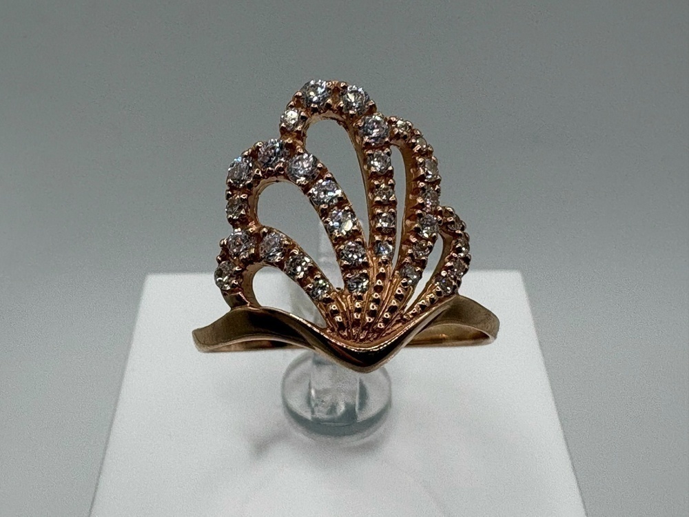 КОЛКМИ585 КОЛЬЦО С КАМНЯМИ (Au 585)