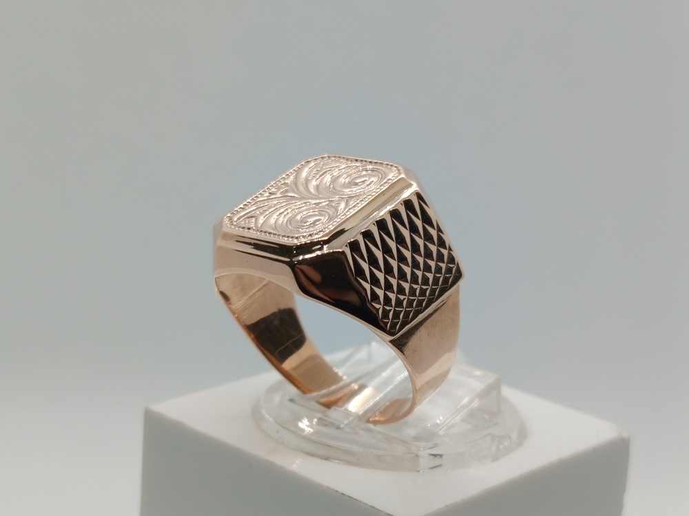 ПЕЧБКМ583 ПЕЧАТКА БЕЗ КАМНЯ (Au 583)