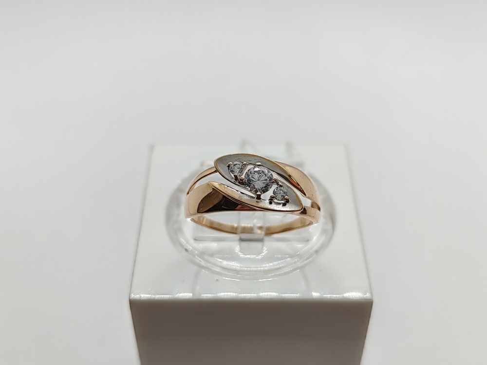 КОЛКМИ585 КОЛЬЦО С КАМНЯМИ (Au 585)