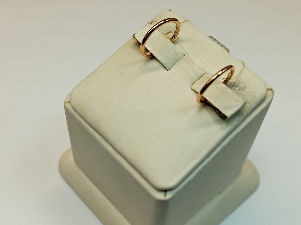 СЕРЬГИ КОНГО без камня (Au 585)