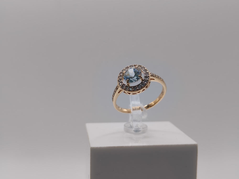 КОЛКМИ585 КОЛЬЦО С КАМНЯМИ (Au 585)