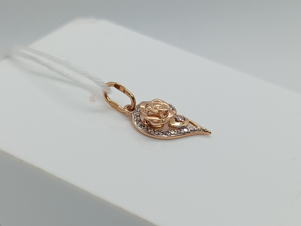 ПОДВЕСКА С КАМНЯМИ (Au 585)