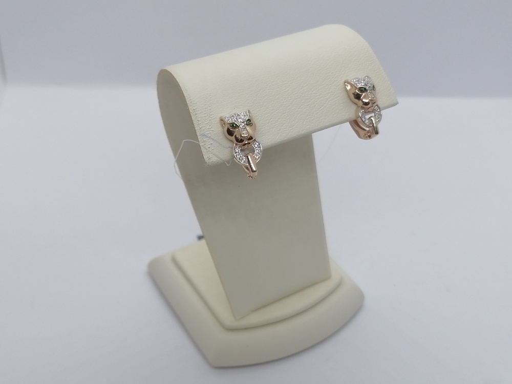 СЕРЬГИ С КАМНЯМИ (Au 585)