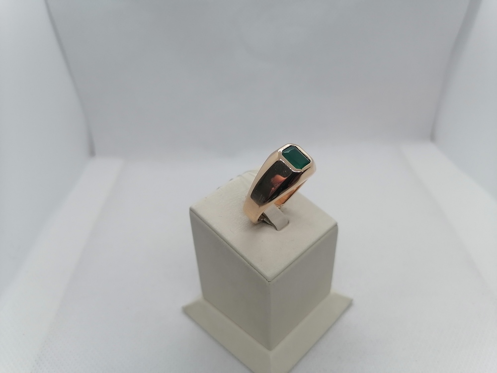 31-0336-О КОЛЬЦО ПЕЧАТКА с камнем (Au 585)