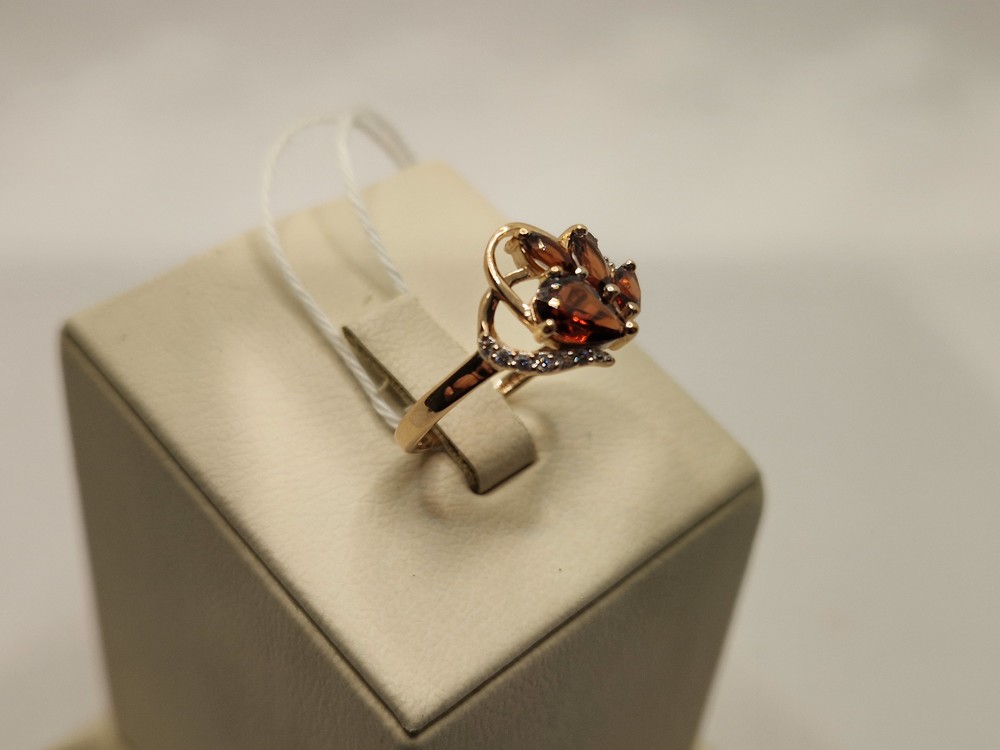 КОЛКМИ585 КОЛЬЦО С КАМНЯМИ (Au 585)