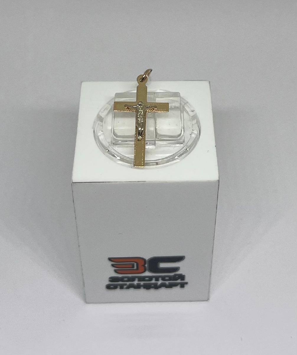 ПОДКБК585 ПОДВЕСКА КРЕСТ БЕЗ КАМНЯ (Au 585)