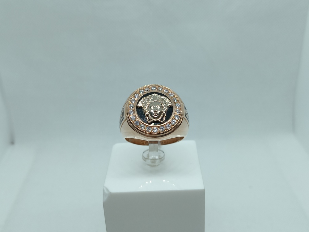 ПЕЧАТКА С КАМНЯМИ (Au 585)