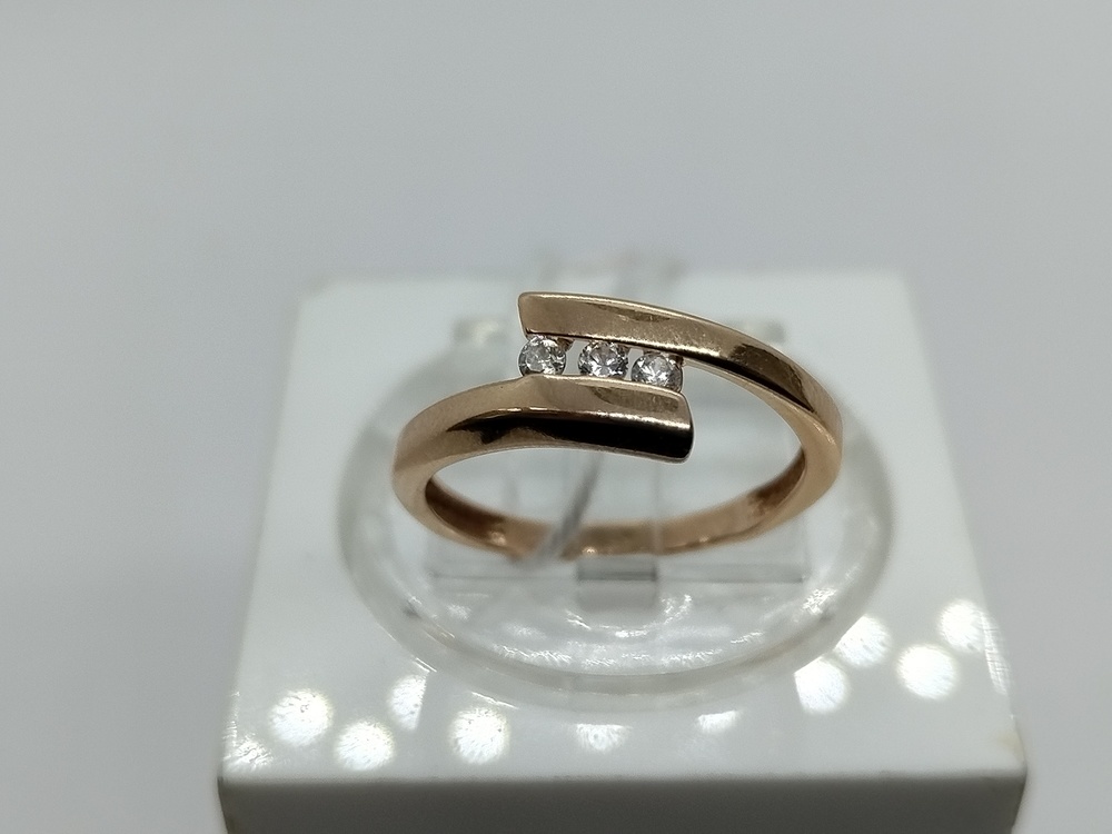 КОЛКМИ585 КОЛЬЦО С КАМНЯМИ (Au 585)