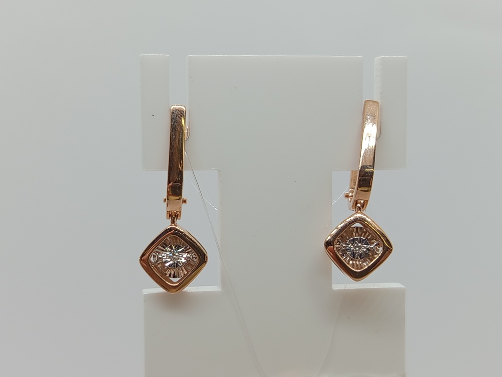 СЕРЬГИ БРИЛЛИАНТ (Au 585)