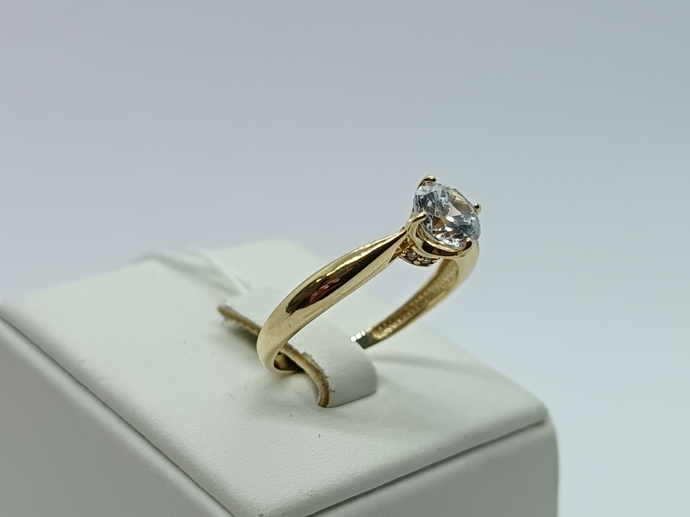 КОЛЬЦО С КАМНЯМИ (Au 585)