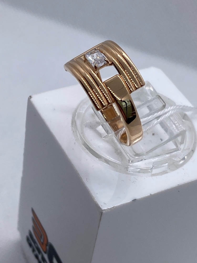 КОЛКМ585 КОЛЬЦО С КАМНЕМ (Au 585)