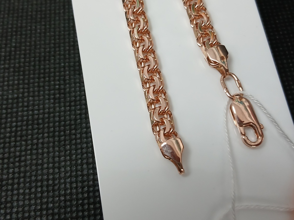 БЛБ585 БРАСЛЕТ ПОЛНОВЕСНЫЙ Бисмарк (Au 585)