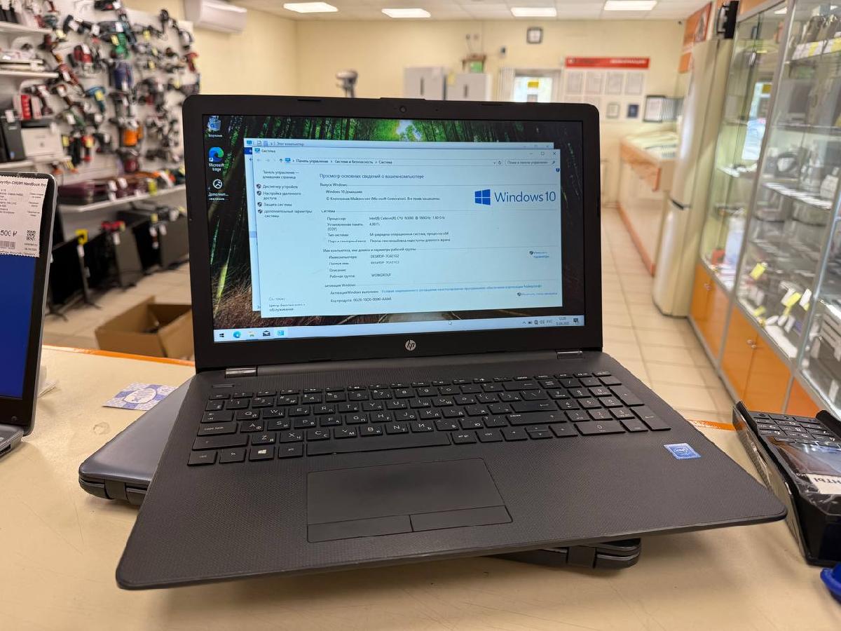 Ноутбук HP 14-bs000uf; Celeron N3060, HD Graphics, 4 Гб, Нет, 250 Гб