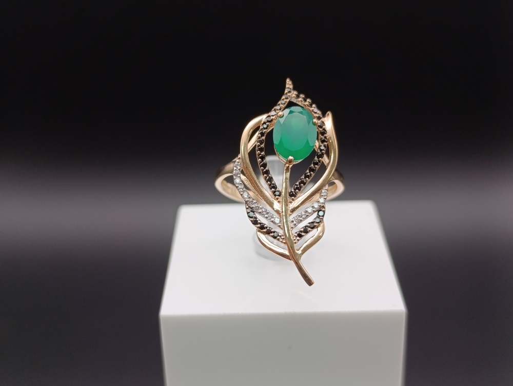 КОЛКМИ585 КОЛЬЦО С КАМНЯМИ (Au 585)