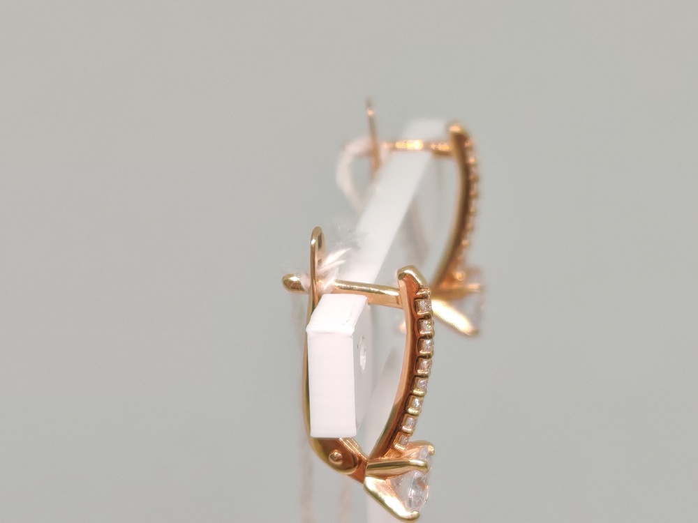 СЕРЬГИ С КАМНЯМИ (Au 585)