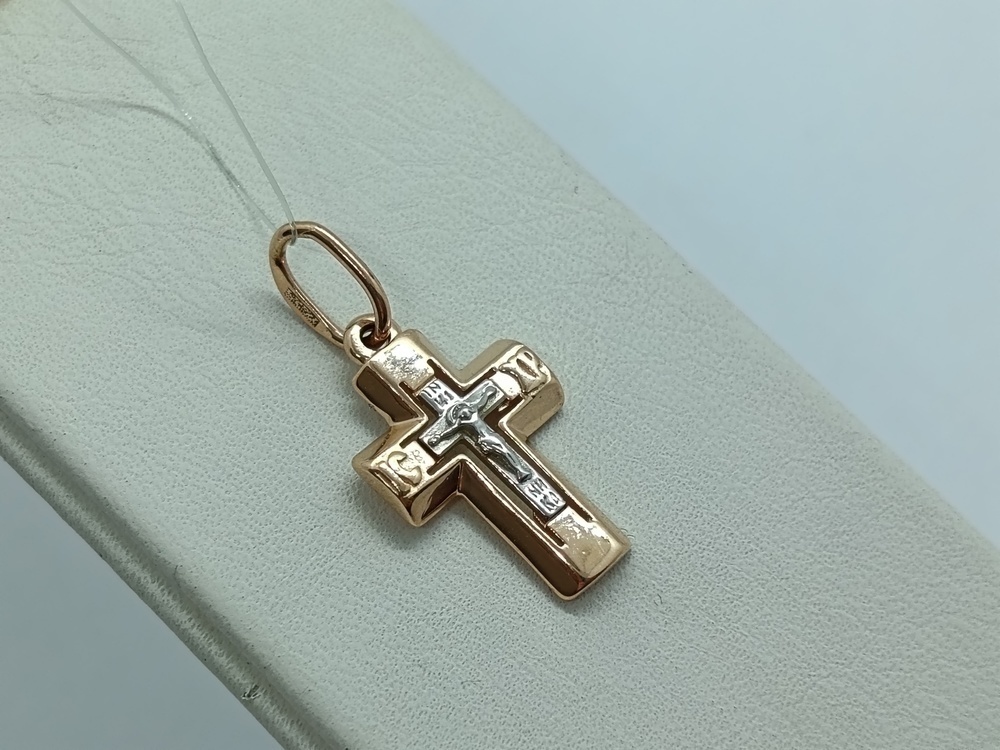 ПОДВЕСКА КРЕСТ (Au 585)