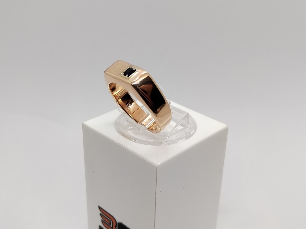 КОЛЬЦО ПЕЧАТКА с камнем (Au 585)