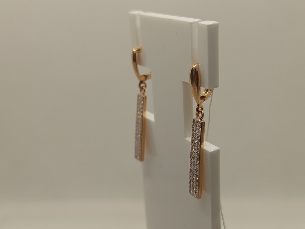 СЕРЬГИ С КАМНЯМИ (Au 585)