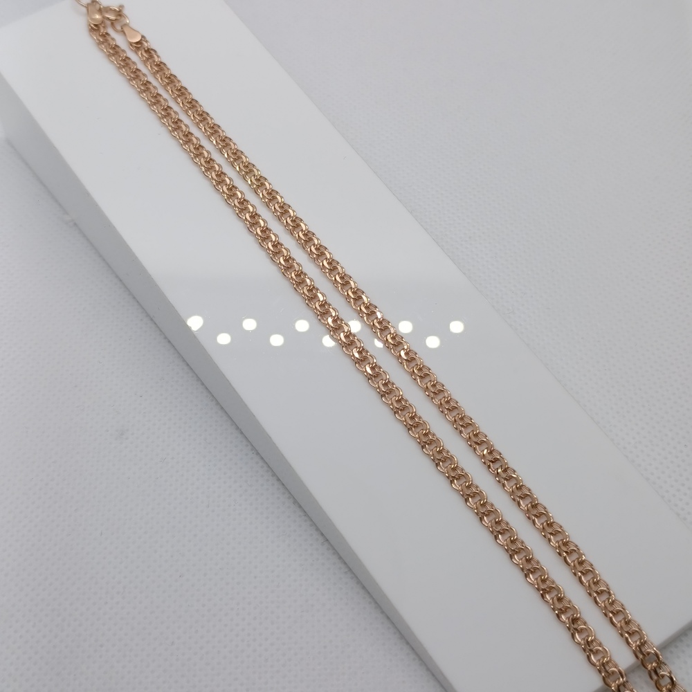 ЦПБС585 ЦЕПЬ ПУСТОТЕЛАЯ Бисмарк (Au 585)